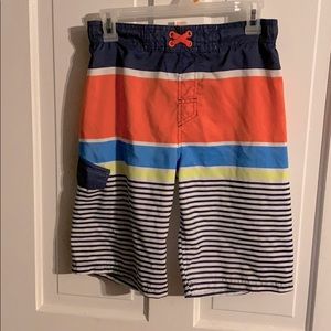 Striped Swim trunks
